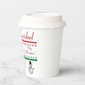 Laten we met Brandon Kerstmis gaan Papieren Bekers (Links)