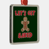 Laten we met mooie kerstversieringen beginnen metalen ornament (Rechts)