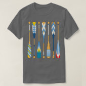 Laten we met onze oren Blauwgroen gaan rijden T-shirt (Design voorkant)