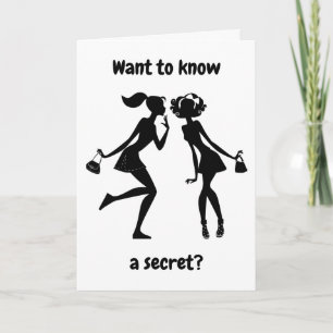 LATEN WE MIJN VRIENDELIJKE BIRTHDAY-KAART 'JULLIE' KAART