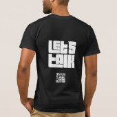 Laten we Motivatie donker Shirt spreken (Achterkant)