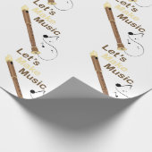 Laten we muziek maken cadeaupapier (Hoek)