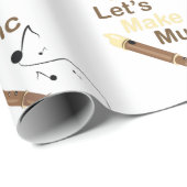 Laten we muziek maken cadeaupapier (Rol Hoek)