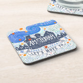 Laten we naar Amsterdam gaan Drankjes Onderzetter (Linkerzijde)