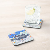 Laten we naar Amsterdam gaan Drankjes Onderzetter (Rechterzijde)