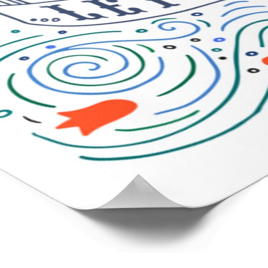 Laten we naar Amsterdam gaan Poster (Hoek)