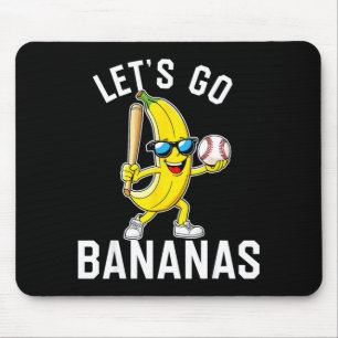 Laten we naar banaan gaan muismat