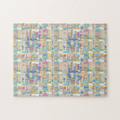 Laten we naar bibliotheek 2 gaan Puzzle Legpuzzel (Horizontaal)