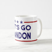 Laten we naar Brandon gaan, Amerikaans Patriottisc Koffiemok (Voorkant rechts)