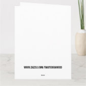 Laten we naar Brandon Kerst OVERGROTE kaarten gaan (Achterkant)