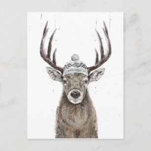 Laten we naar buiten gaan briefkaart