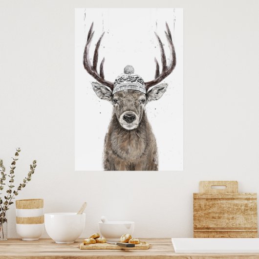 Laten we naar buiten gaan poster (Keuken)