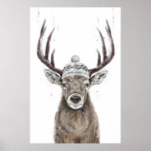 Laten we naar buiten gaan poster