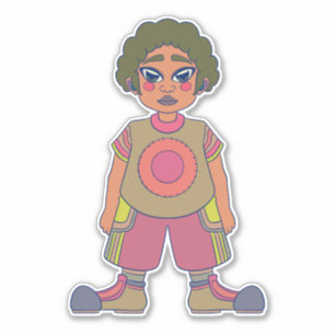 Laten we naar buiten gaan sticker