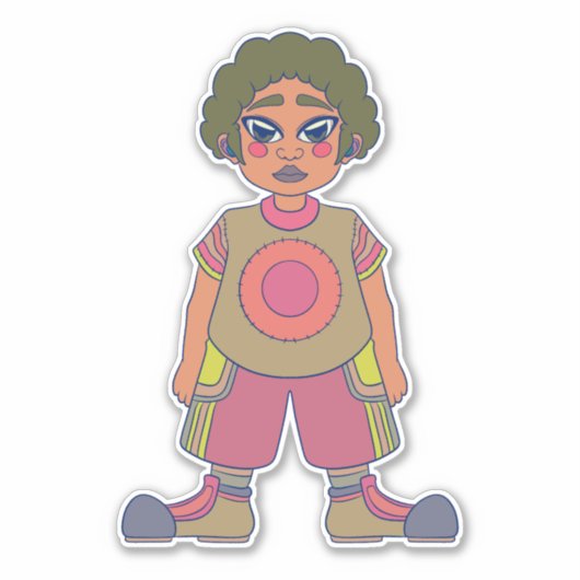 Laten we naar buiten gaan sticker (Voorkant)