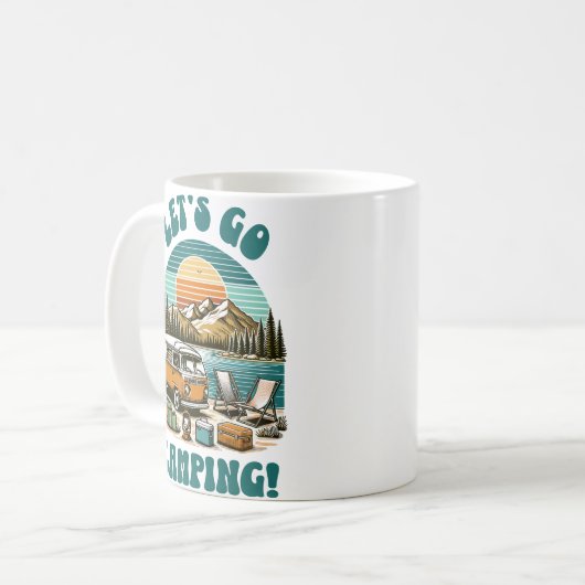 Laten we naar Camping gaan Koffiemok (Voorkant links)
