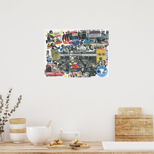 Laten we naar de Apollo gaan! Poster (Keuken)