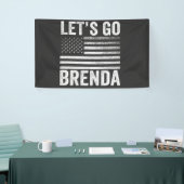 Laten we naar de Brenda American Flag verkiezing g Spandoek (Beurs)