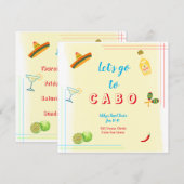 Laten we naar de Cabo Bachelorette-rondleiding gaa Kaart (Voorkant / Achterkant)