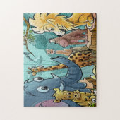 Laten we naar de dierentuin gaan - puzzel (Verticaal)