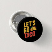 Laten we naar de politieke satire van TACO gaan Ronde Button 3,2 Cm (Voorkant /achterkant)