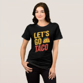 Laten we naar de politieke satire van TACO gaan Tri-Blend Shirt (Voorkant volledig)
