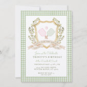 Laten we naar de rechtbank gaan | Preppy augurk ba Kaart (Voorkant)