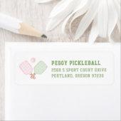 Laten we naar de rechtbank gaan | Preppy Picklebal Etiket (Insitu)