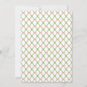 Laten we naar de rechtbank gaan | Preppy Pink Pick Kaart (Achterkant)