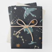 Laten we naar de ruimte gaan inpakpapier vel (In situ)