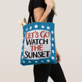 Laten we naar de Sunset Canvas tas gaan kijken (Dichtbij)