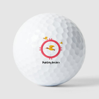 Laten we naar de vogeltjes gaan jagen! Golfbal voo Golfballen