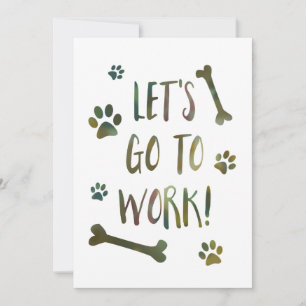 laten we naar de werkhond gaan kaart