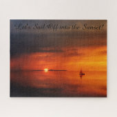 Laten we naar de zonsondergang gaan legpuzzel (Horizontaal)