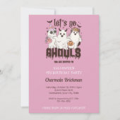 Laten we naar GHOOLS Halloween Birthday gaan Kaart (Voorkant)