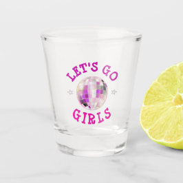 Laten we naar Girls roze Bachelorette Party gaan Shot Glas