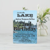  Laten we naar het Birthday-meer gaan Kaart (Staand voorkant)