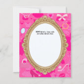 Laten we naar het feest gaan Retro popaccessoires  (Achterkant)