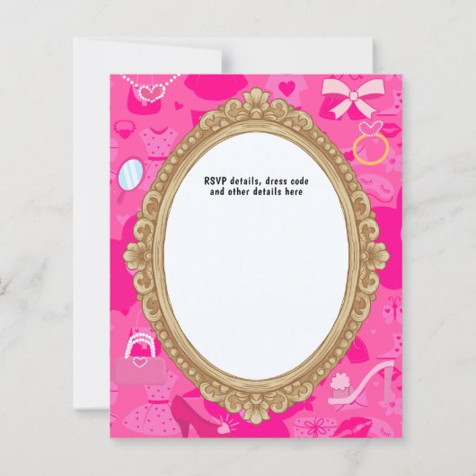 Laten we naar het feest gaan Retro popaccessoires (Achterkant)