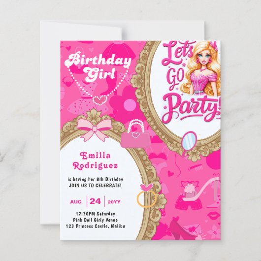 Laten we naar het feest gaan Retro popaccessoires  (Voorkant)