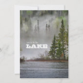 Laten we naar het meer Afstuderen gaan Kaart (Achterkant)