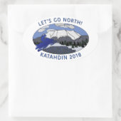 LATEN WE NAAR HET NOORDEN GAAN STICKER (Tas)