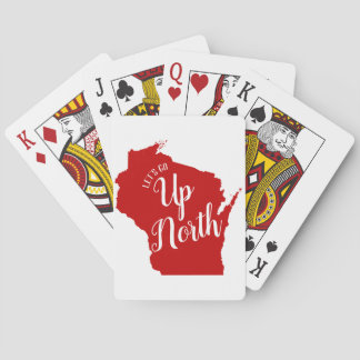 Laten we naar het noorden van Wisconsin gaan, gepe Pokerkaarten