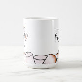 Laten we naar het toilet gaan koffiemok (Center)