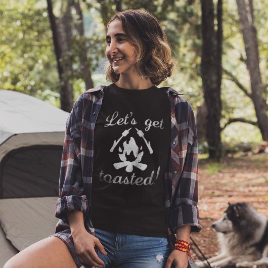 Laten we naar het toilet gaan t-shirt