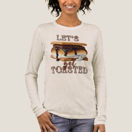 Laten we naar het toilet gaan Tri-Blend shirt