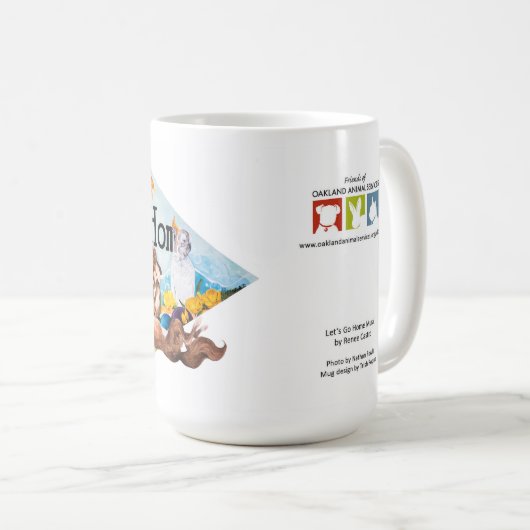 Laten we naar Home OAS Mural Mok van Renee Castro (Voorkant rechts)