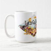 Laten we naar Home OAS Mural Mok van Renee Castro  (Links)