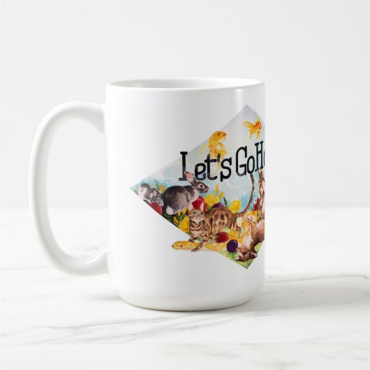 Laten we naar Home OAS Mural Mok van Renee Castro (Links)