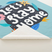 Laten we naar huis blijven sherpa deken (3/4)